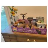 Misc decor, Longaberger basket
