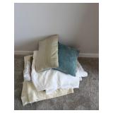Pillows and bedding