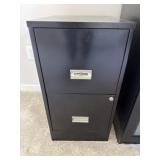 2 drawer metal file cabinet