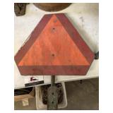 Slow Moving Vehicle Sign