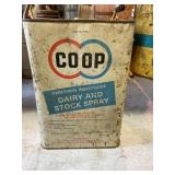Coop dairy and stock spray can