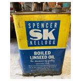 Boiled linseed oil can