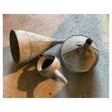 Galvanized funnels
