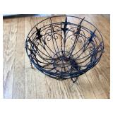 Wire hanging baskets
