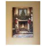 Christmas canvas wall decor