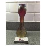 Vintage Art Nouveau Iridescent Art Glass Vase