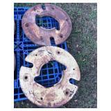 Two wheel weights