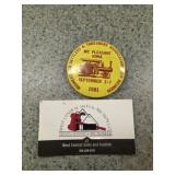 Mt Pleasant Threshers Pin