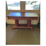 Mission style library table