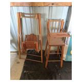 Doll High Chair and Doll Swing
