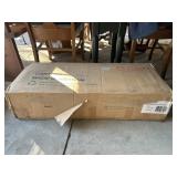 Brookstone bench with Shelf.  New in box