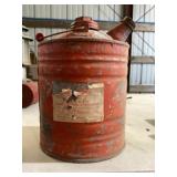 Metal gas can small