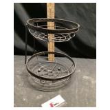 Metal fruit basket