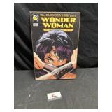 Wooden wonder woman poster approximately 12 x 19