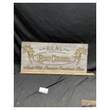 Wooden rum, Chata Sign 36 x 16 tall
