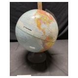 Globe approximately 16 inches tall