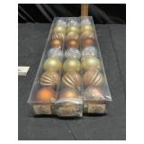 Shatter resistant ornament set
