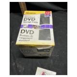 Standard DVD storage cases unopened