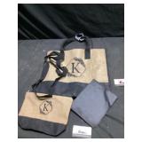New burlap style bags