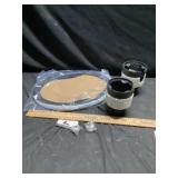 Steering wheel cover cupholders new