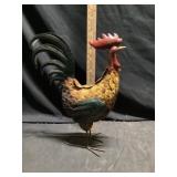 Metal chicken decor