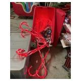 Electric candy canes approximately 3 feet tall,