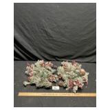 Holiday wreaths approximately 18 inches across