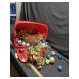Tote of Holiday decor