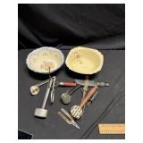 Bowls and miscellaneous utensils