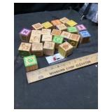 Wooden blocks