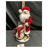 Santa Claus snowman decor approximately 19 i
