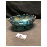 Carnival glass bowl