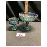 Carnival glass bowls