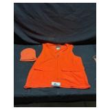 Dear camp orange vest size large