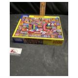 White Mountain 1000 piece barbecue puzzle