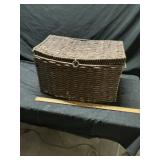 Wicker toy basket