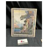Dawn of cat print approximately 9 x 11 tall