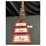 Wooden Christmas decor