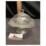 Glass covered dish