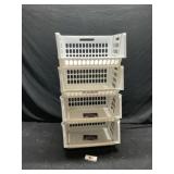 4 stackable bins