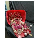 Tote of Christmas decor