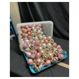 Tote of Christmas bulbs