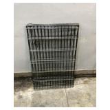 Metal fence approximately 4 feet tall eight