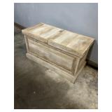 Trunk approximately 19 1/2 x 41 x 21 1/2 tall