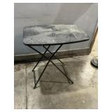 Foldable table approximately 18 x 26 x 28 1/2