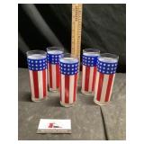 Flag style glasses