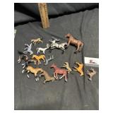 Plastic horse toys