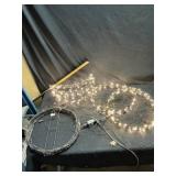 4 lighted 16 inch spheres