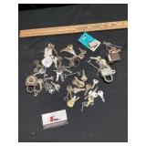 Vintage collector, keys, and miscellaneous