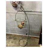 Hanging glass basket stand Approximately 45